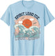 Spirit Lead Me Where My Trust Is Without Border Faith Cross T-Shirt - T-Shirt | Light Blue