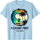 Pleasure Point California T-Shirt - T-Shirt | Light Blue