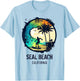 Seal Beach California T-Shirt - T-Shirt | Light Blue
