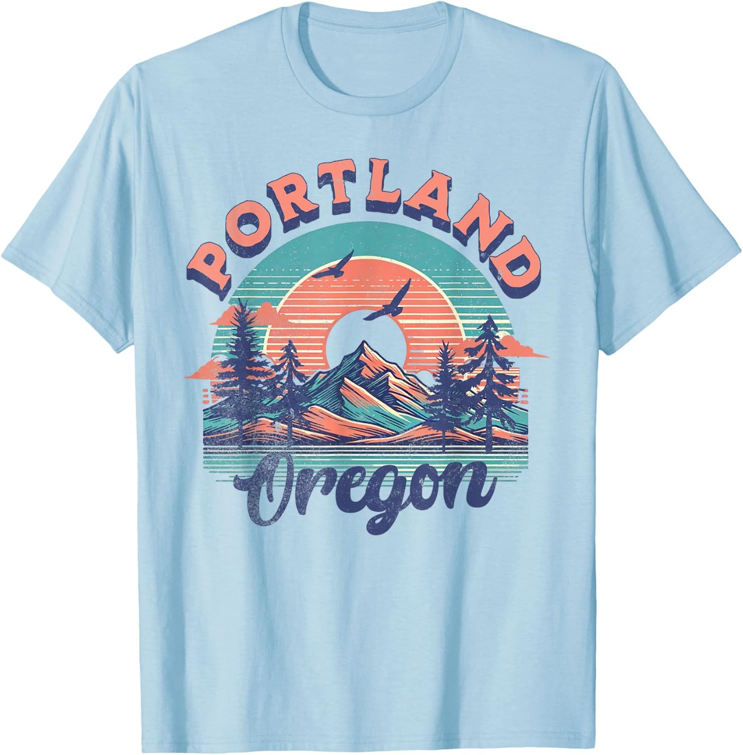 Portland T-Shirt - T-Shirt | Light Blue