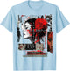 Rose | Frontprint | Art Women Graphic Artwork Rose T-Shirt - T-Shirt | Light Blue