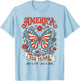 250th Anniversary USA Women Hippie Boho 4th July 250 Women T-Shirt - T-Shirt | Light Blue