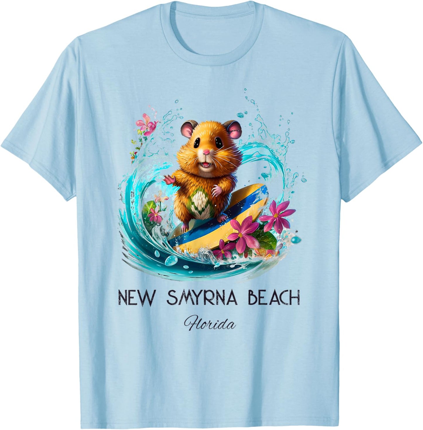 New Smyrna Beach Florida T-Shirt - T-Shirt | Light Blue