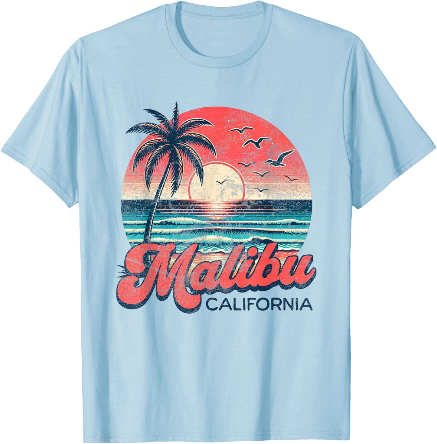 Malibu T-Shirt - T-Shirt | Light Blue
