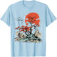 Asian Landscape Scenery Graphic Men Women Boys Girls T-Shirt - T-Shirt | Light Blue