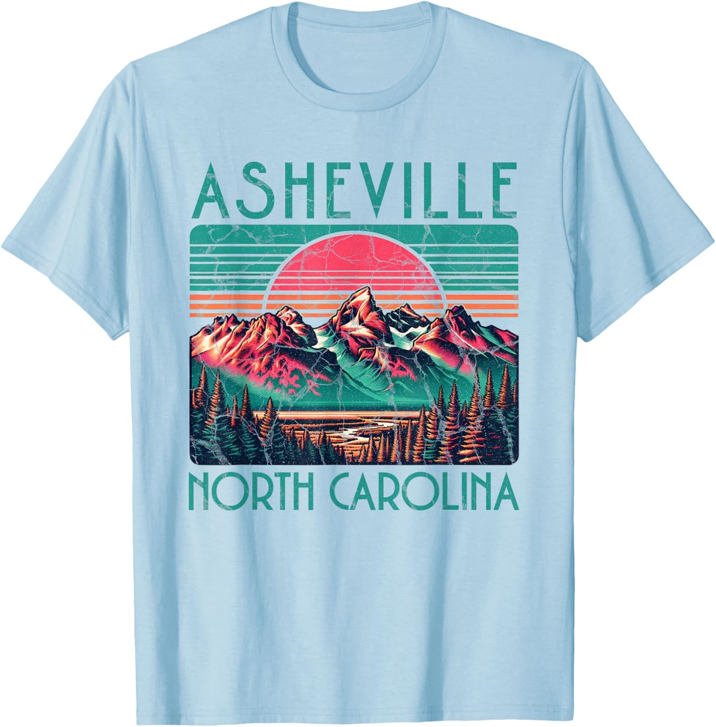 Asheville T-Shirt - T-Shirt | Light Blue
