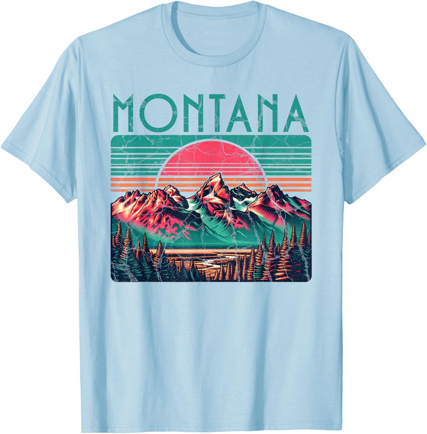 Montana T-Shirt - T-Shirt | Light Blue