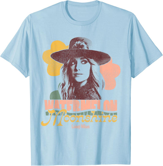 Lainey Wilson - Watermelon Moonshine T-Shirt - T-Shirt | Light Blue