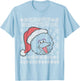 Sesame Street Big Bird Ugly Christmas T-Shirt - T-Shirt | Light Blue
