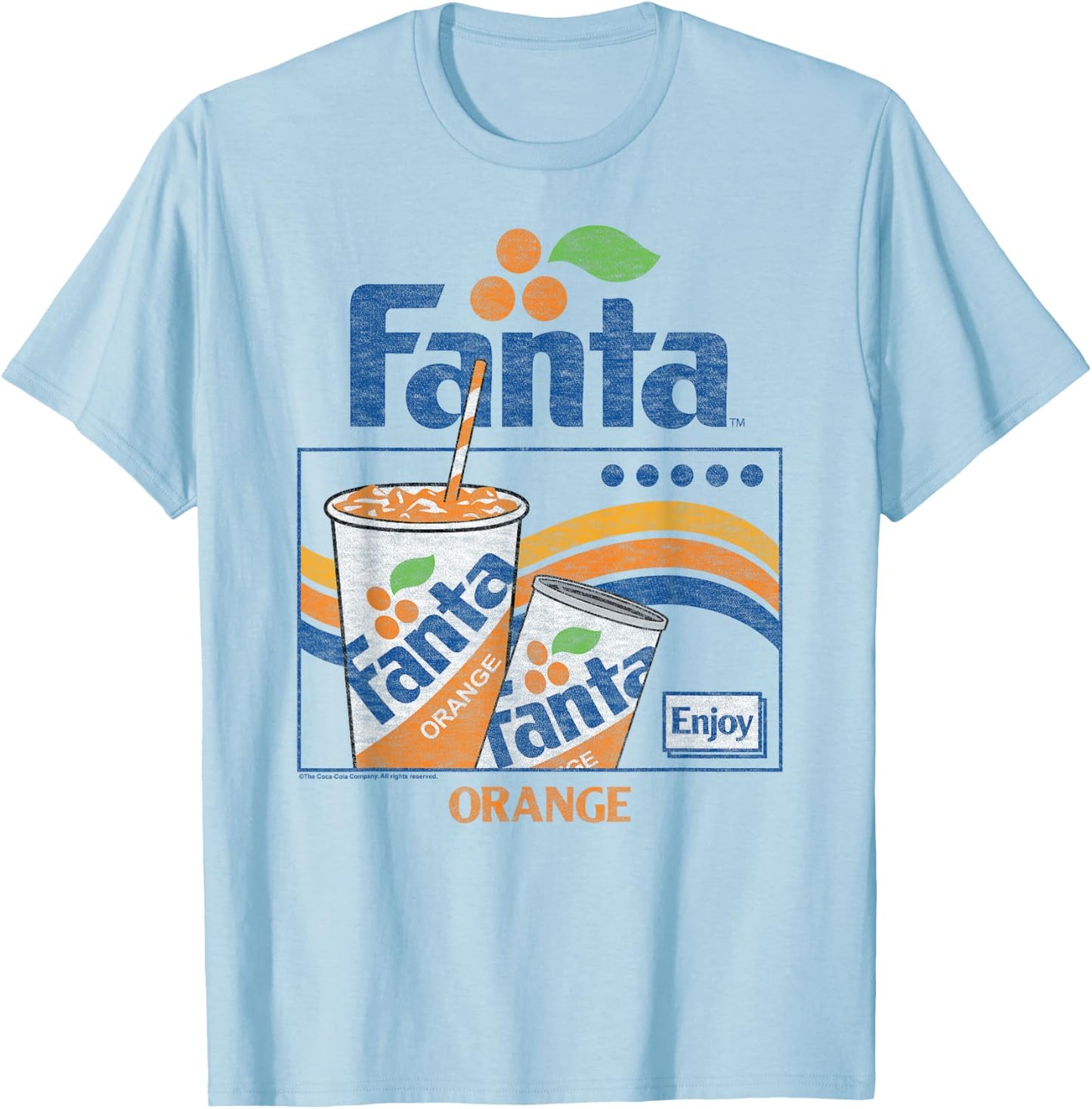 Coca-Cola - Fanta Enjoy T-Shirt - T-Shirt | Light Blue