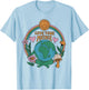 Love Your Mother Vintage Environmentally Friendly Earth Day T-Shirt - T-Shirt | Light Blue