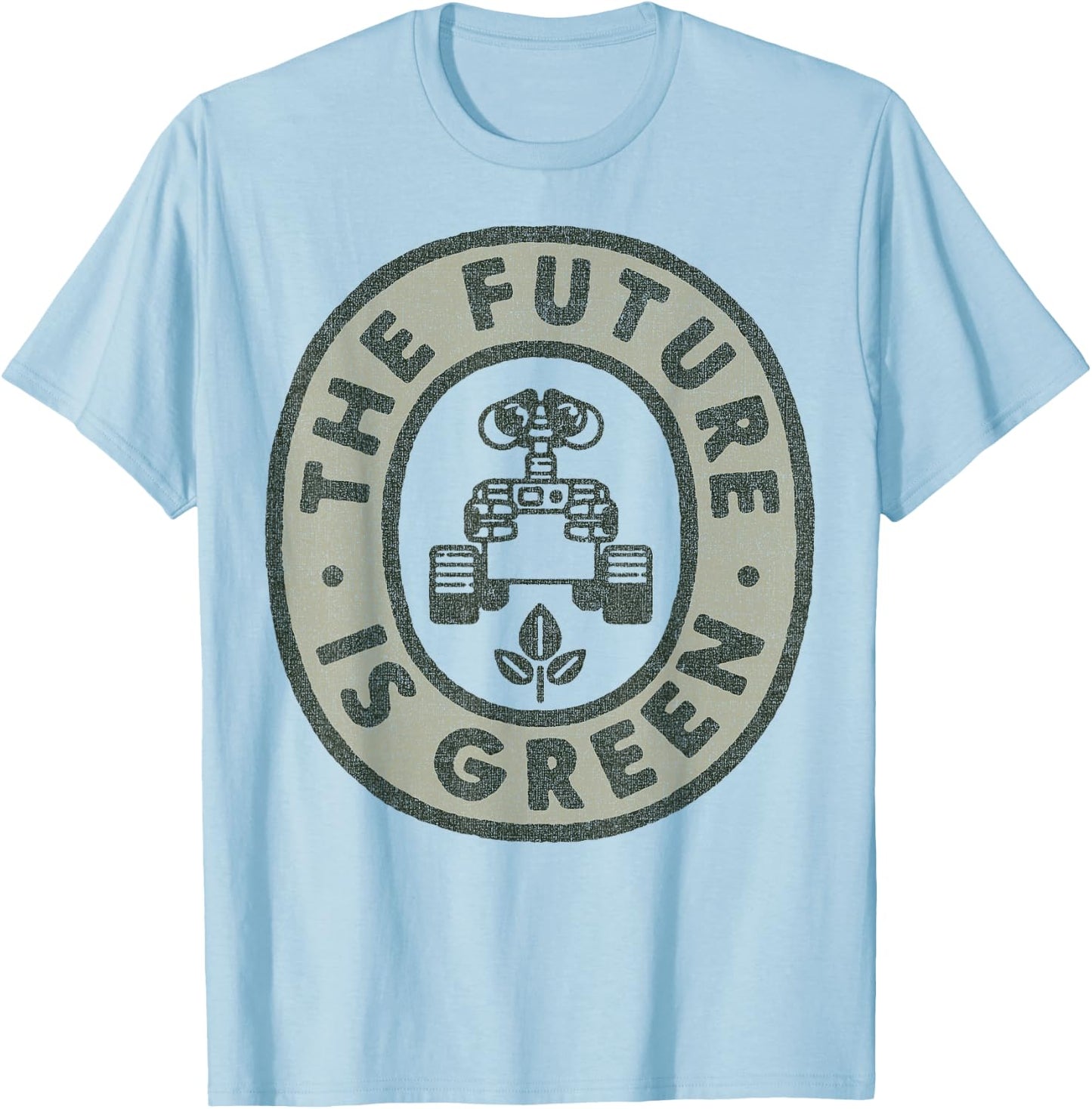Disney Pixar Earth Day Wall-E The Future is Green Small T-Shirt - T-Shirt | Light Blue