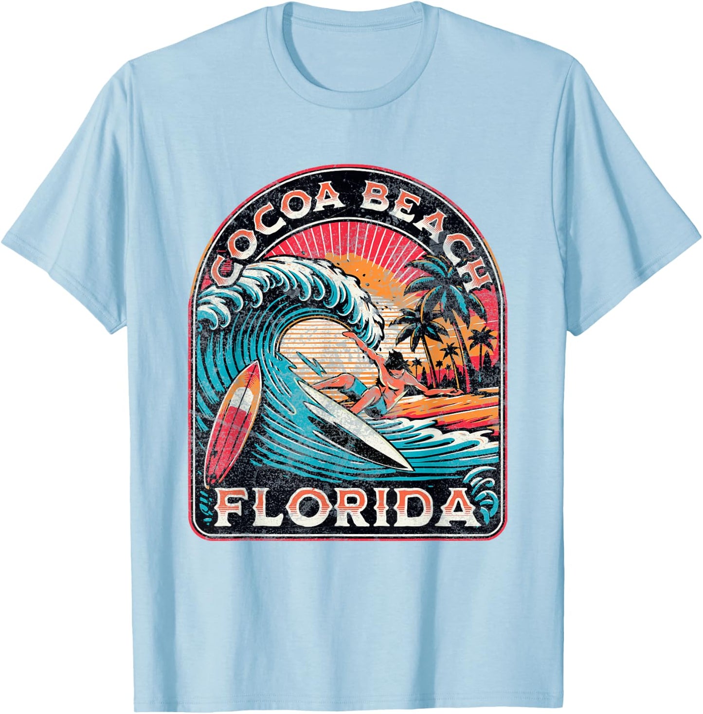 Cocoa Beach Women Kids T-Shirt - T-Shirt | Light Blue