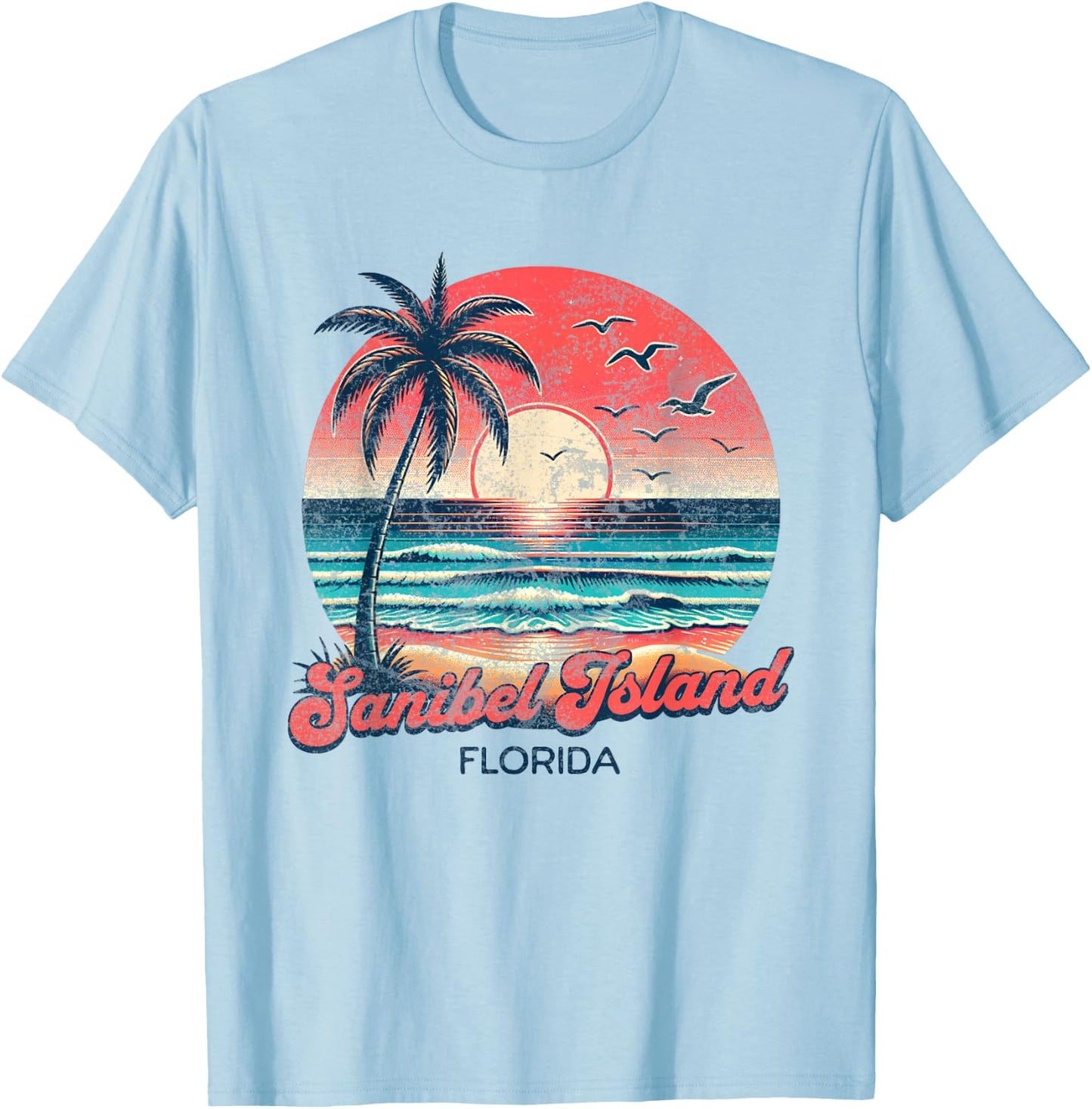 Sanibel Island T-Shirt - T-Shirt | Light Blue