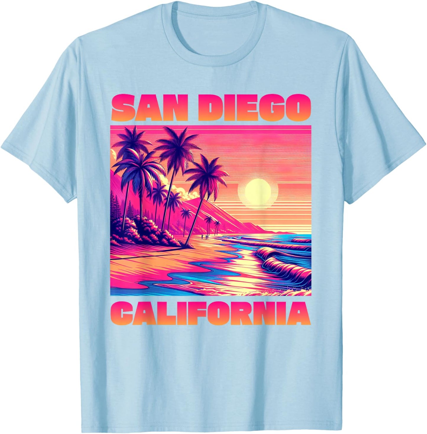 San Diego T-Shirt - T-Shirt | Light Blue