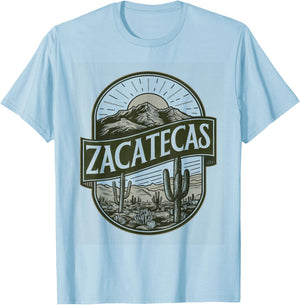 Zacatecas Mexico Souvenir T-Shirt - T-Shirt | Light Blue