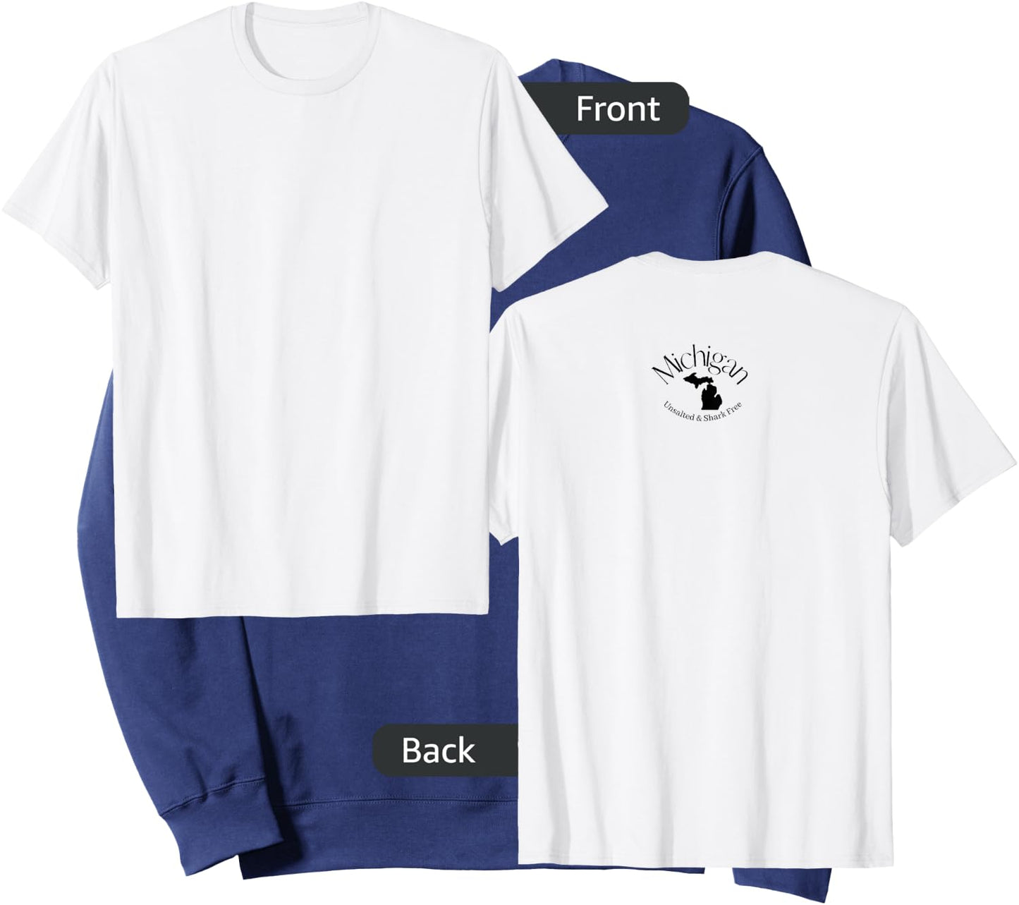 Michigan Unsalted Shark Free Sweatshirt - Sweatshirt | Navy