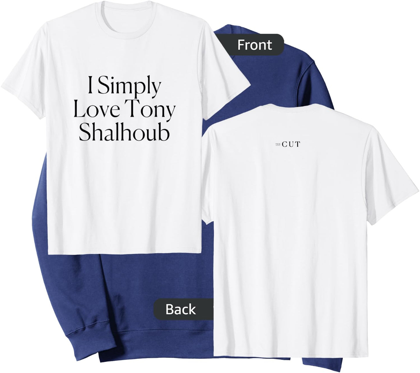The Cut - I Simply Love Tony Shalhoub Sweatshirt - Sweatshirt | Navy