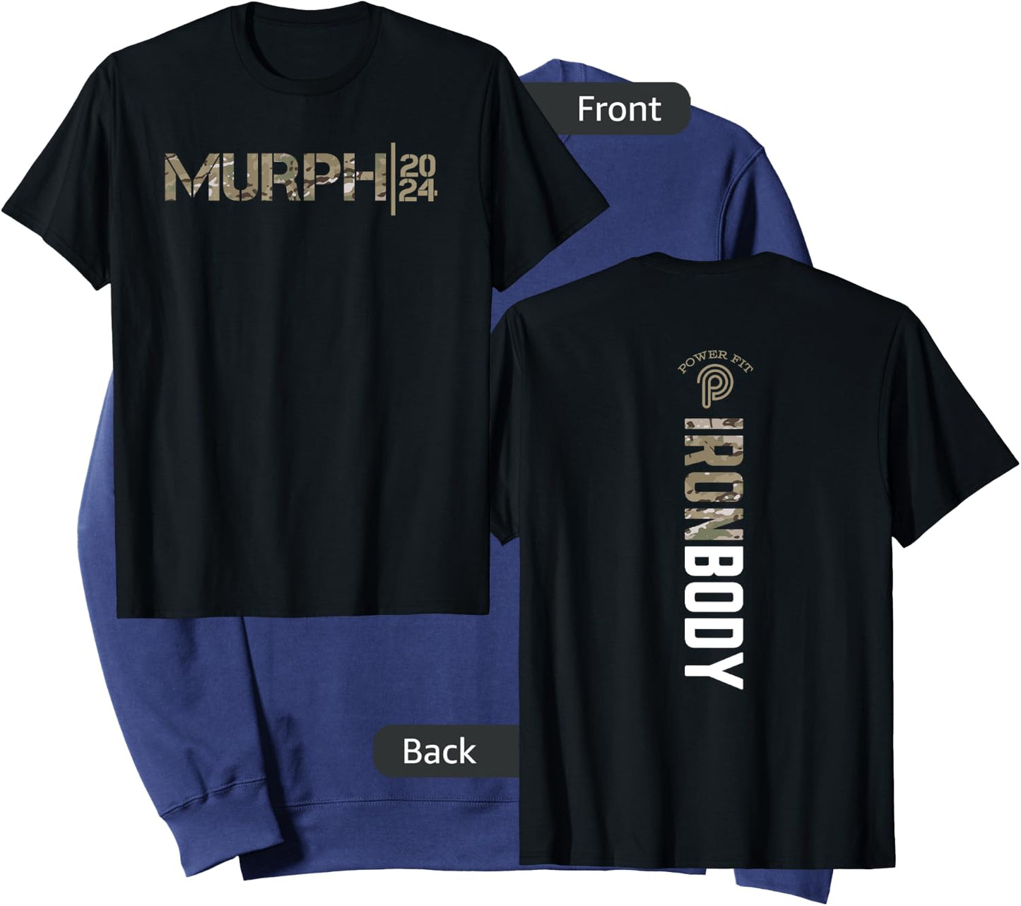 Murph Iron Body Amarillo Camo Dark Sweatshirt - Sweatshirt | Navy