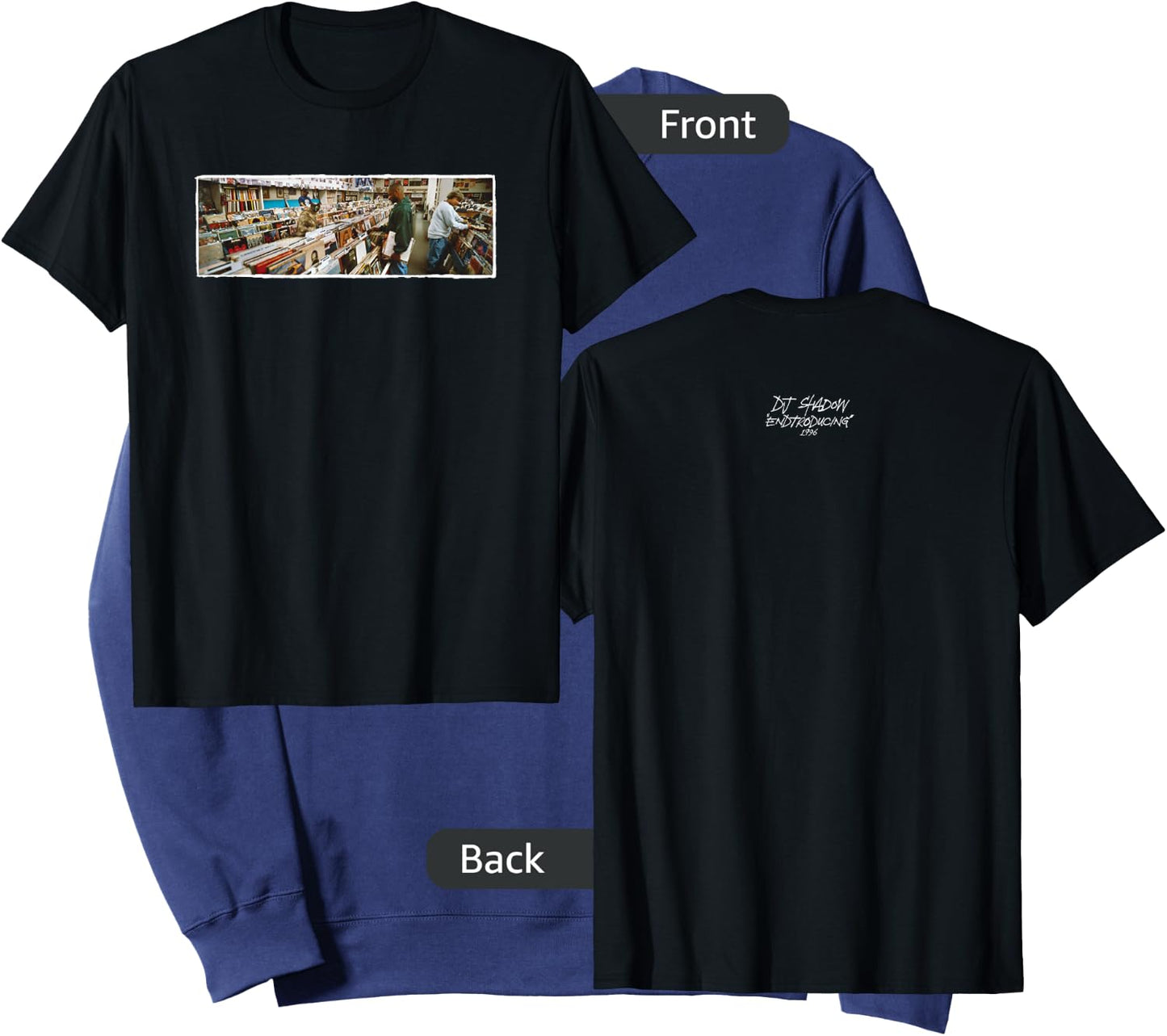 DJ Shadow Endtroducing Panoramic , Small, Black Sweatshirt - Sweatshirt | Navy