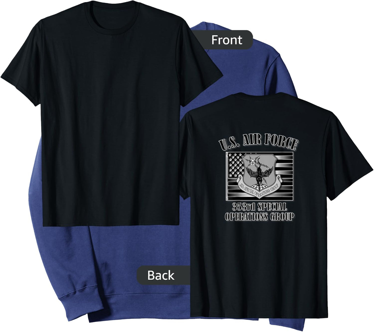 U.S. Air Force 353rd Special Operations Group (Back Design) Sweatshirt - Sweatshirt | Navy