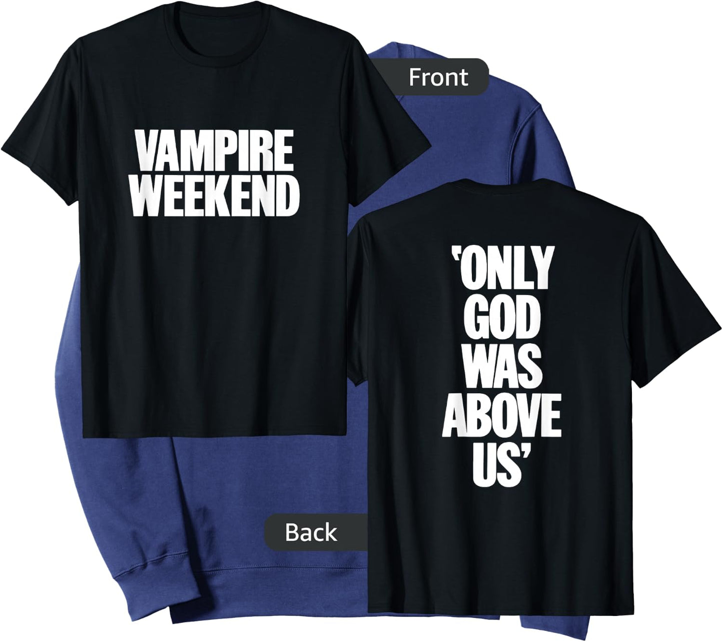 Only God Was Above Us Black Sweatshirt - Sweatshirt | Navy