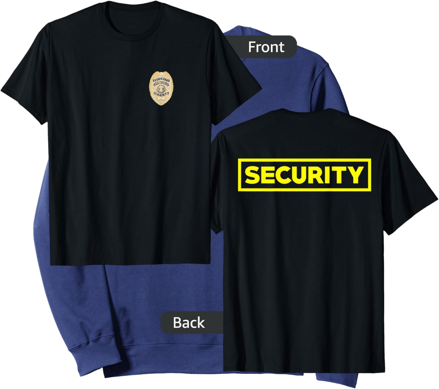 Security Officer Enforcement Badge Police Guards Duty Sweatshirt - Sweatshirt | Navy