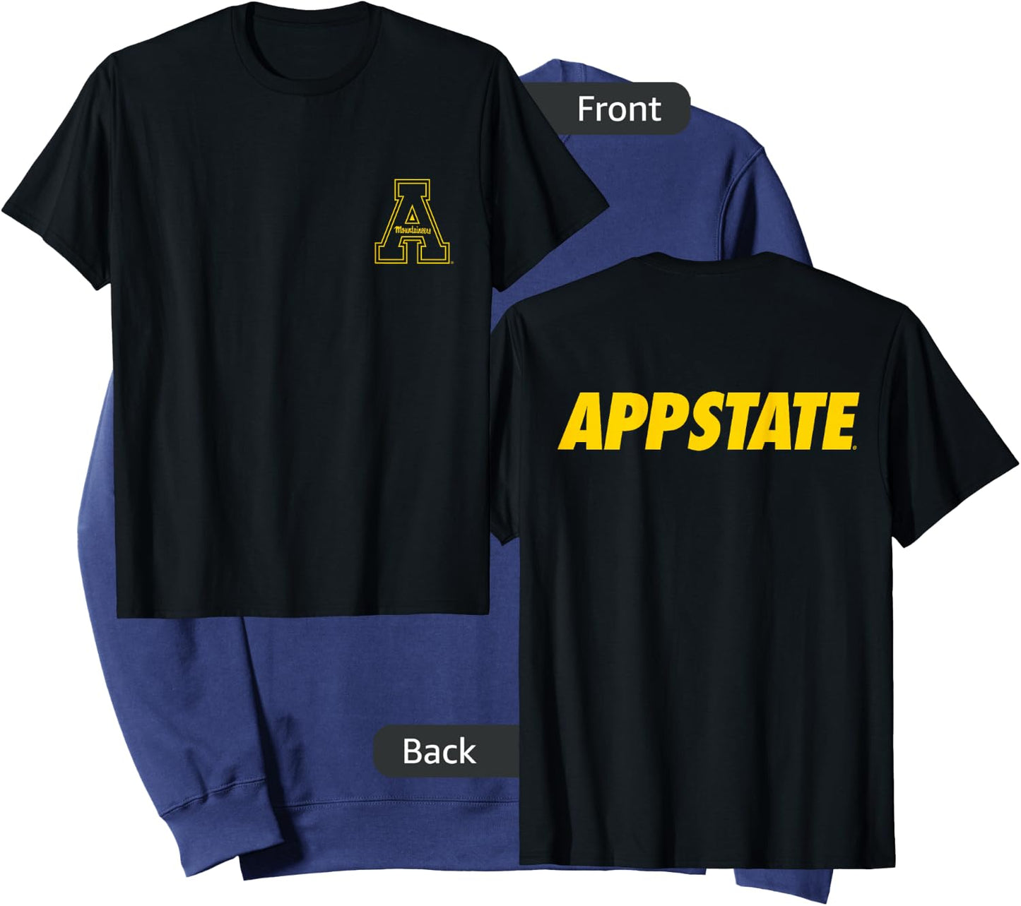 App State Mountaineers | Official NCAA | T1APPSP01 Sweatshirt - Sweatshirt | Navy