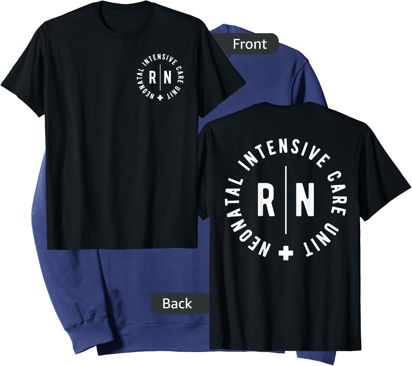 Neonatal Intensive Care Unit NICU Nurse Appreciation 2 Sided Sweatshirt - Sweatshirt | Navy