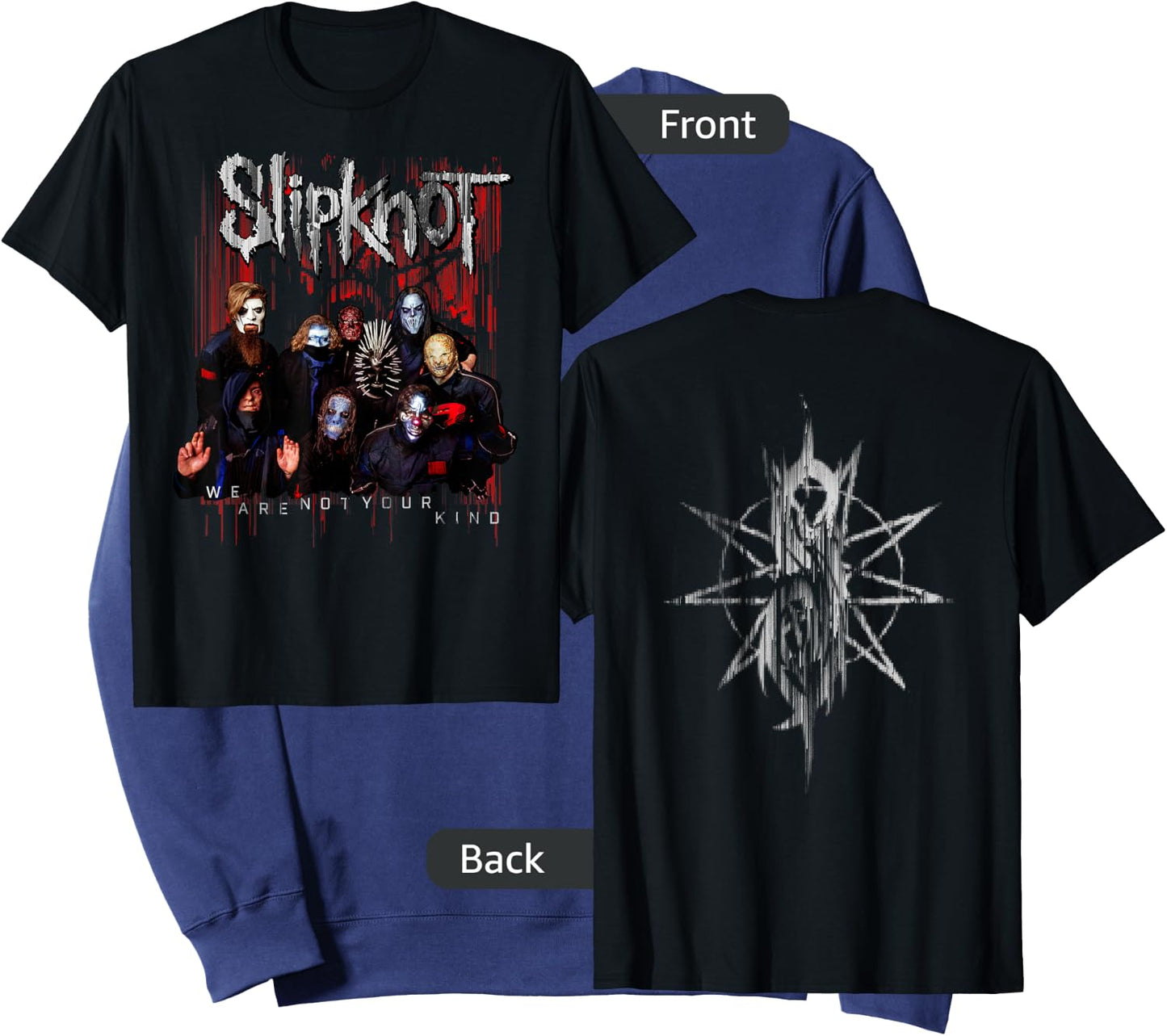 Slipknot Official We Are Not Your Kind Red Group Sweatshirt - Sweatshirt | Navy