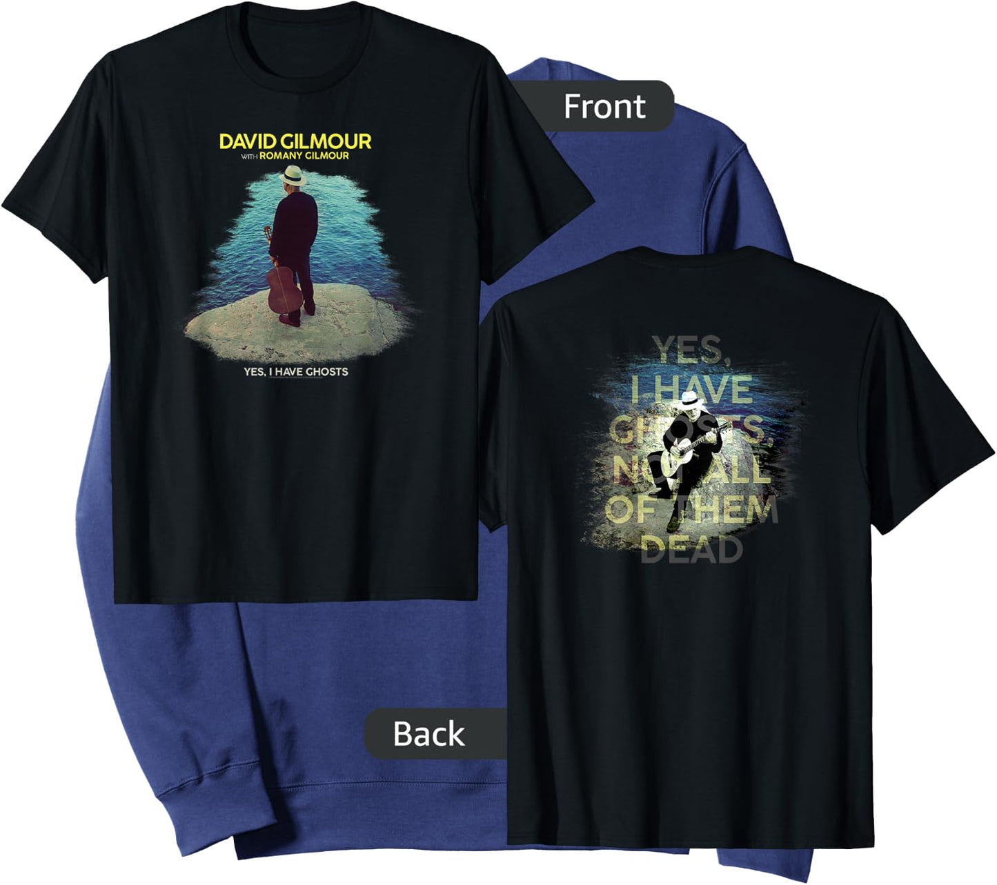 David Gilmour Yes I Have Ghosts Sweatshirt - Sweatshirt | Navy