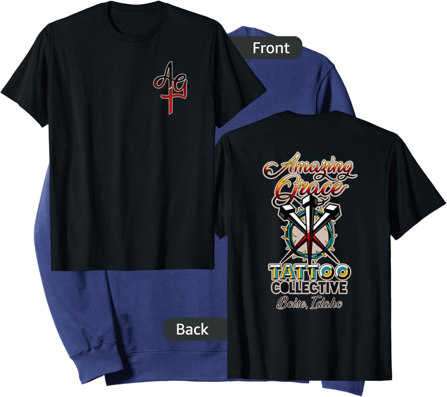 Amazing Grace Tattoo Apparel Sweatshirt - Sweatshirt | Navy