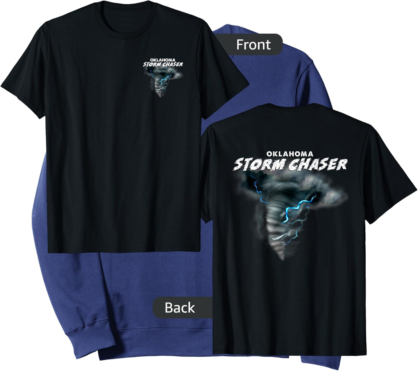 Oklahoma Storm Chaser Severe Weather Tornado Chasing Sweatshirt - Sweatshirt | Navy