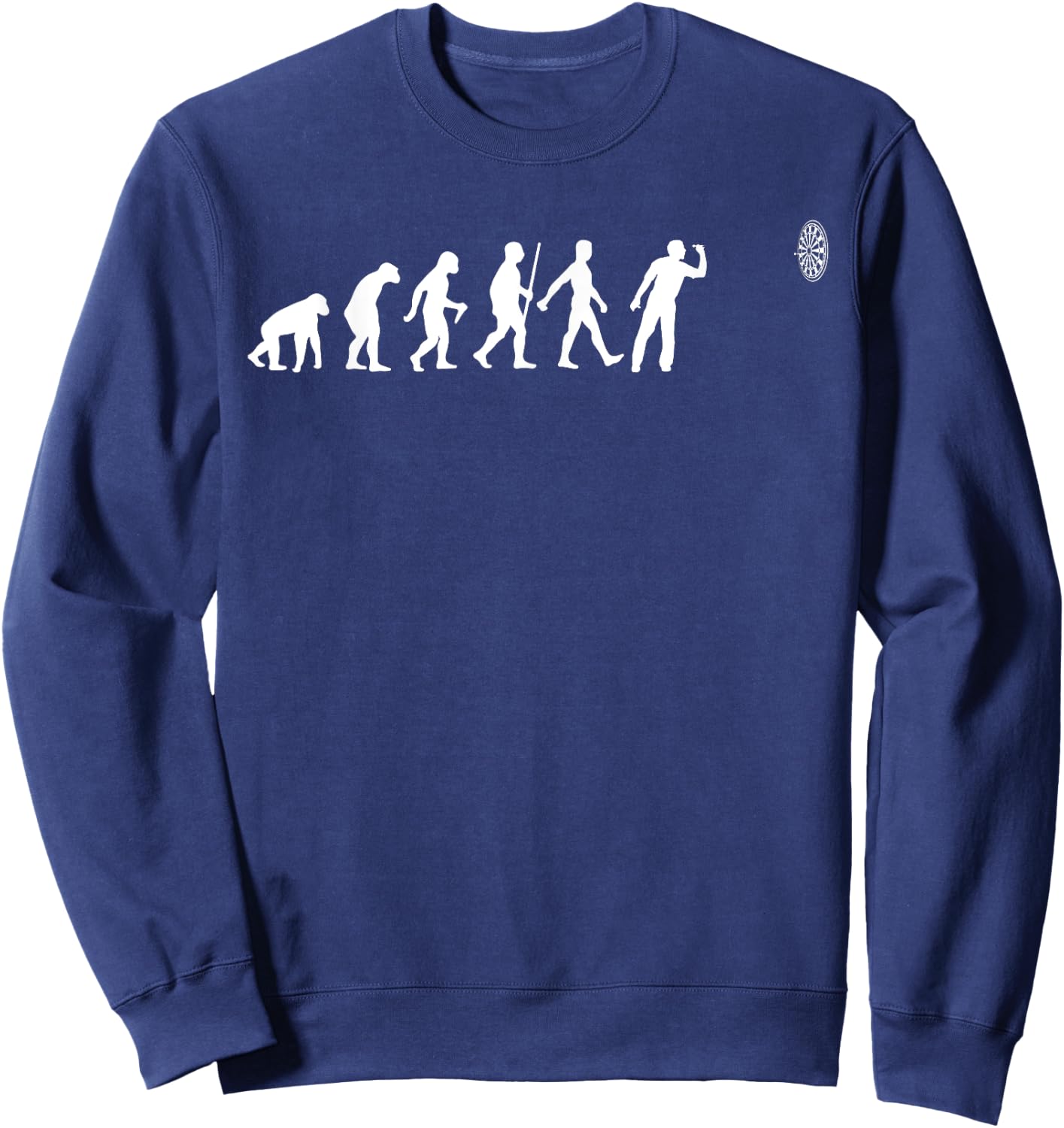Funny Dart Women Bullseye Dartboard Team Players Sweatshirt - Sweatshirt | Navy