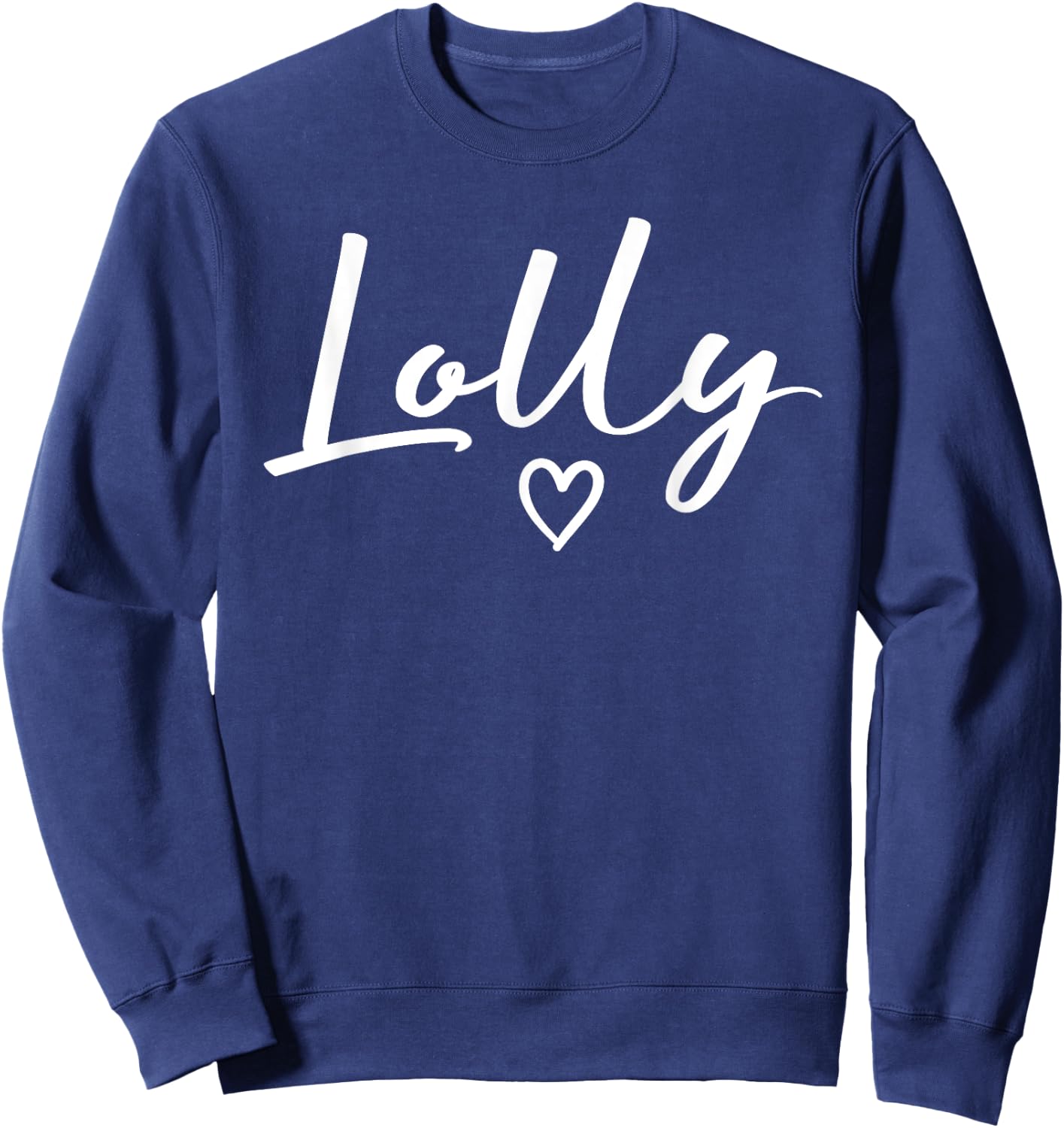 Lolly Gifts Grandma Heart Mother's Day Lolly Sweatshirt - Sweatshirt | Navy