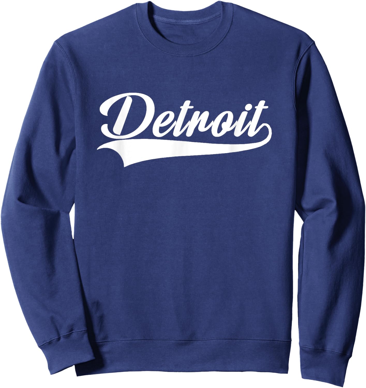 Detroit Hometown Pride - Throwback Design - Classic Sweatshirt - Sweatshirt | Navy