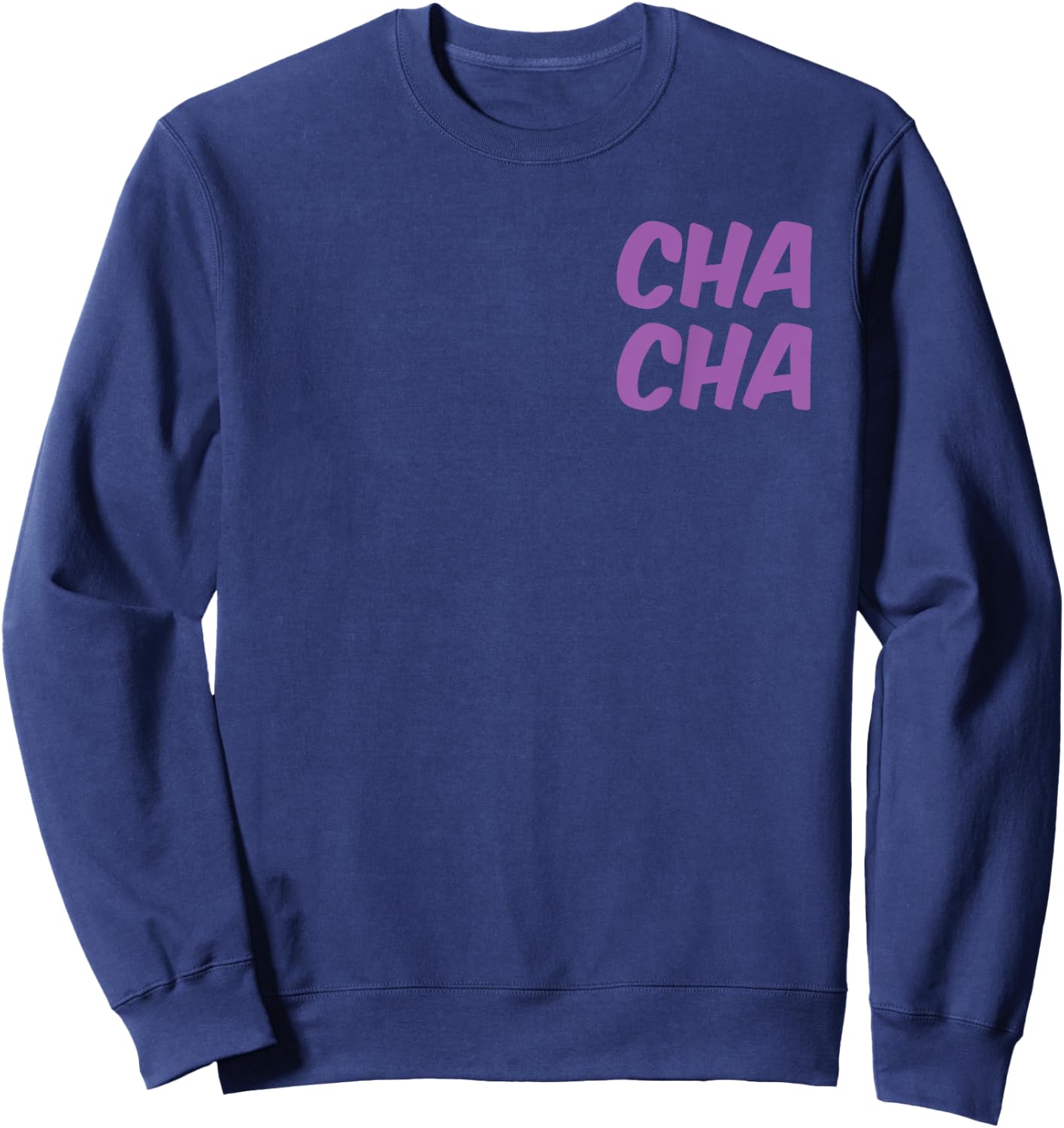 Cha Smooth Meme Front & Back Sweatshirt - Sweatshirt | Navy