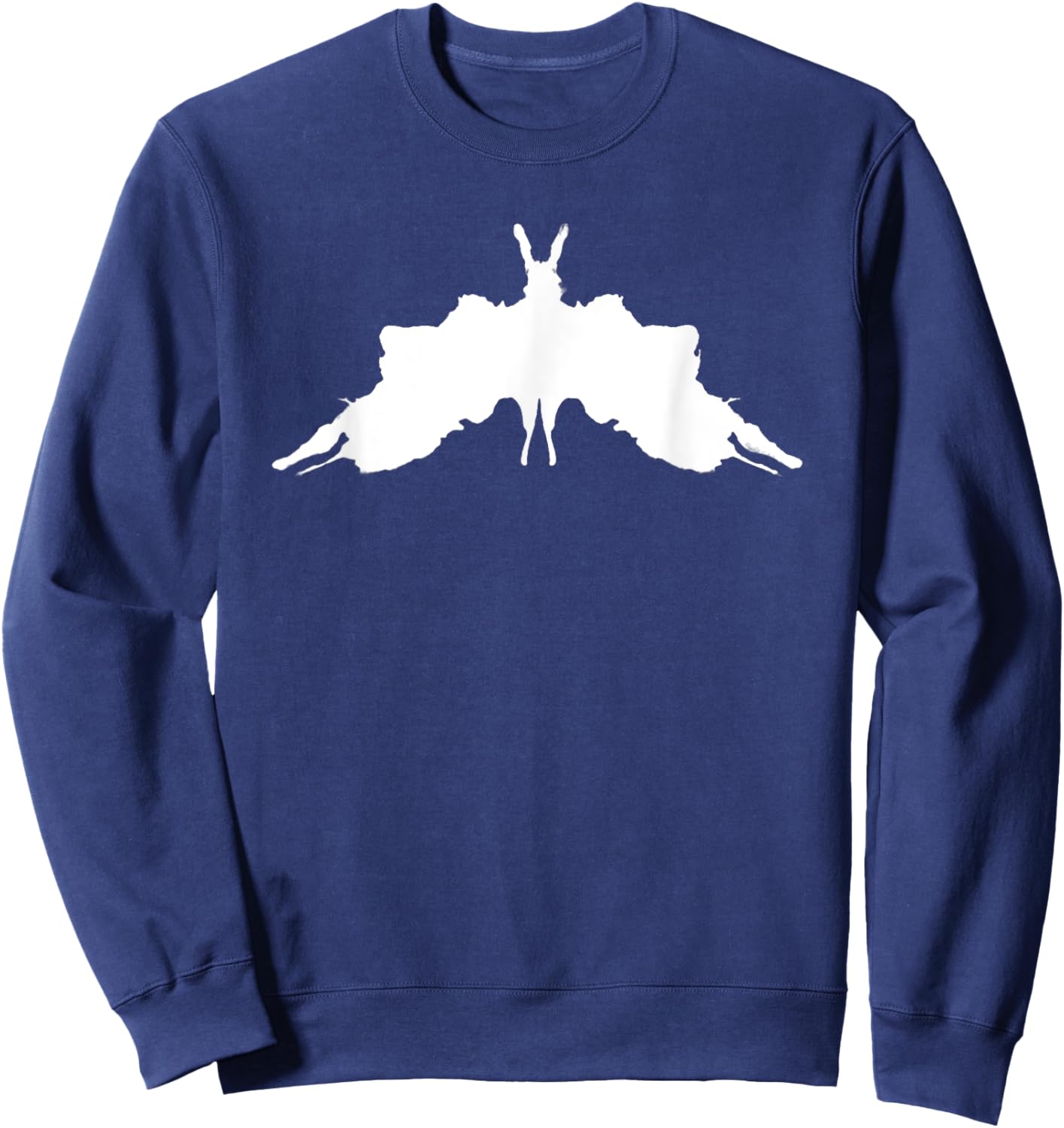 Rorschach Ink Blot Test T Shirt Card 5 - Psychology Sweatshirt - Sweatshirt | Navy