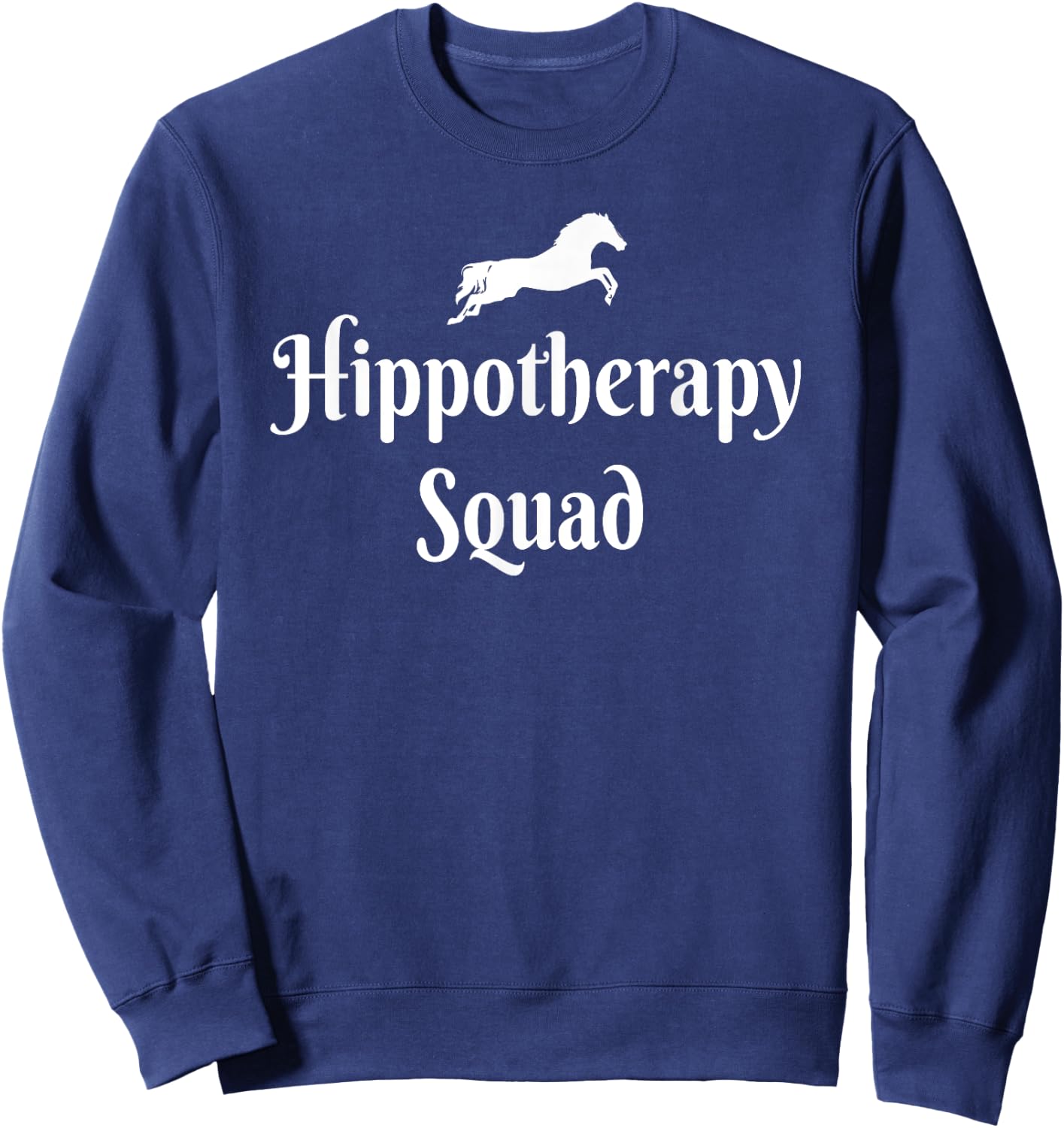 Hippotherapy Squad Equine Physical Therapist Sweatshirt - Sweatshirt | Navy