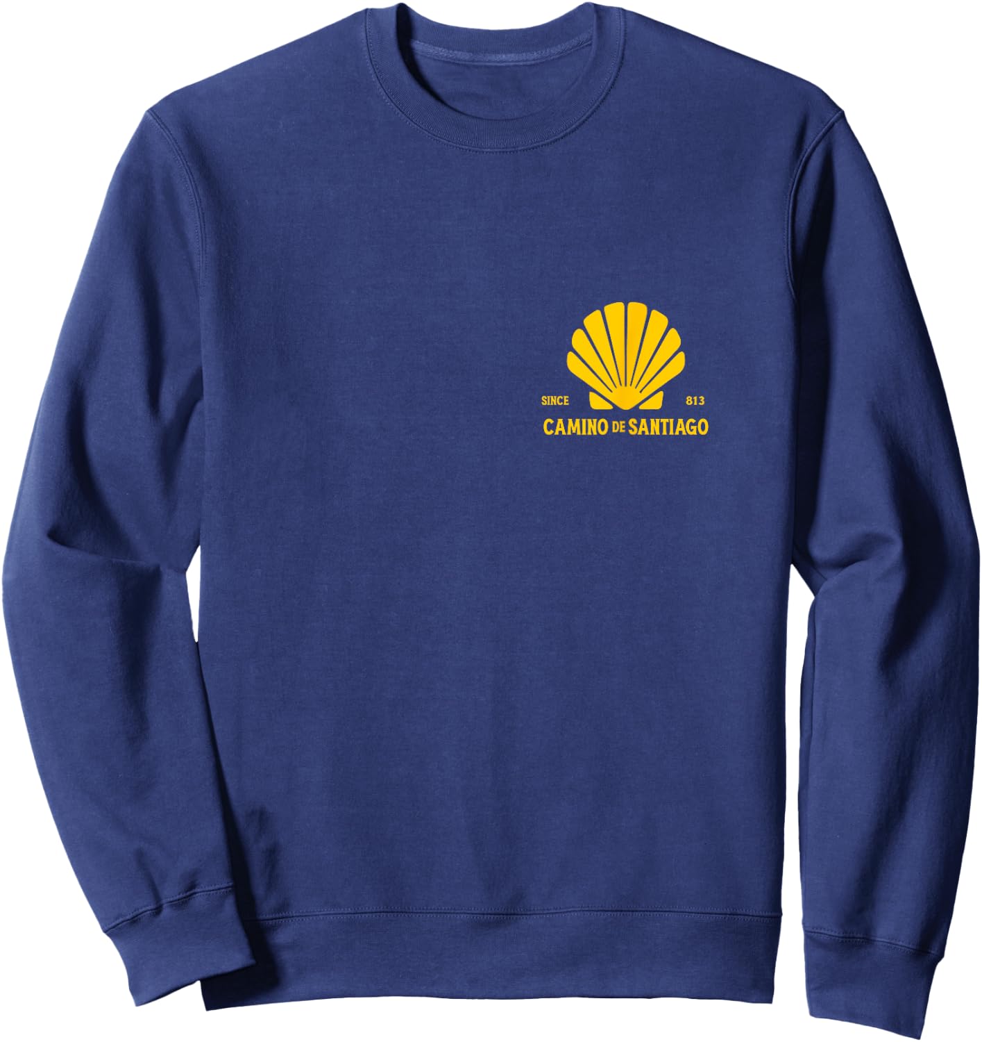 "Camino Francés" - El Camino de Santiago Sweatshirt - Sweatshirt | Navy