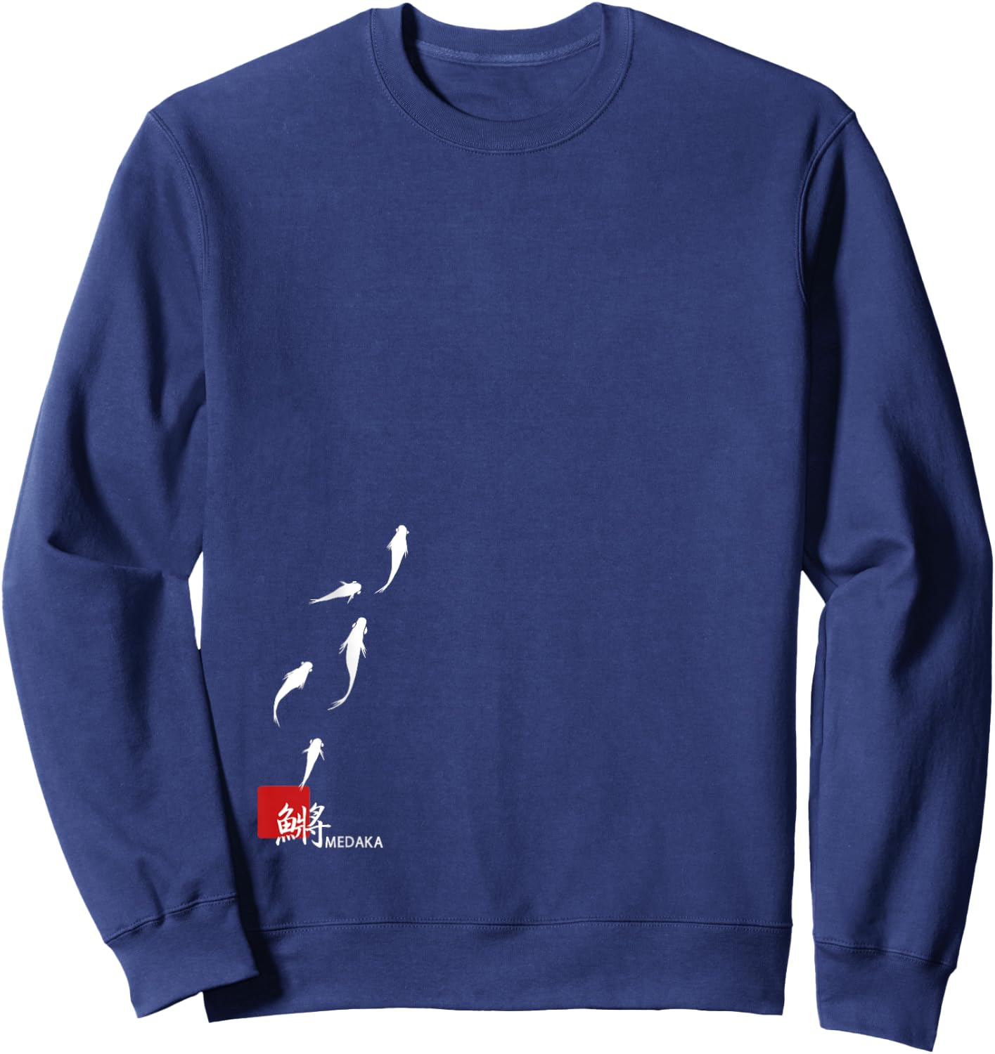 Medaka illustrated Sweatshirt - Sweatshirt | Navy