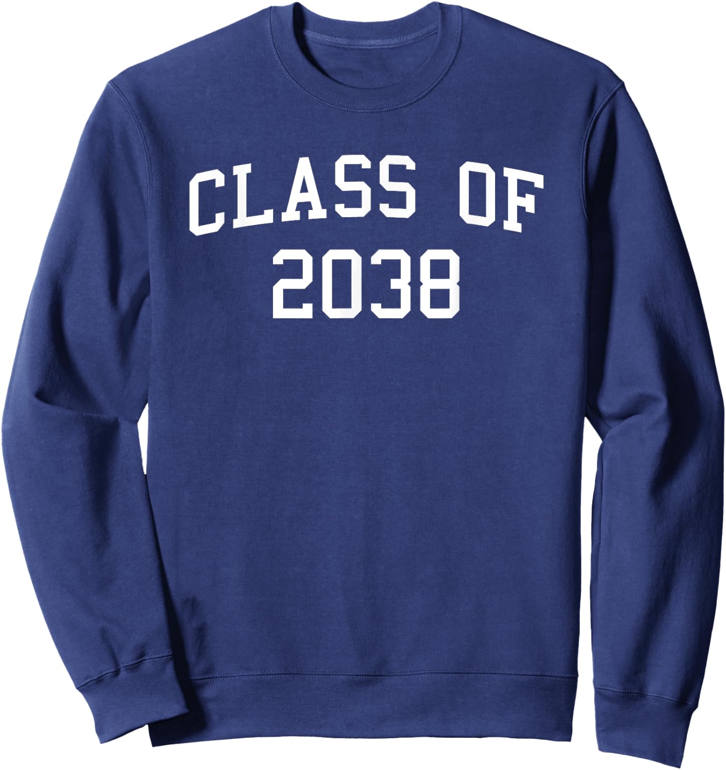 Class of 2038 Grow with Me Pre-K First Day Photo Sweatshirt - Sweatshirt | Navy