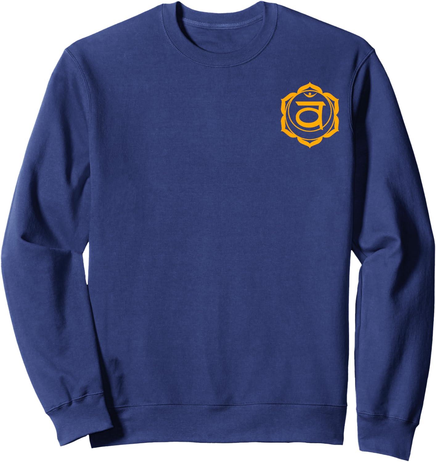 Svadhishthana Sacral Chakra Yoga - Small Print Sweatshirt - Sweatshirt | Navy