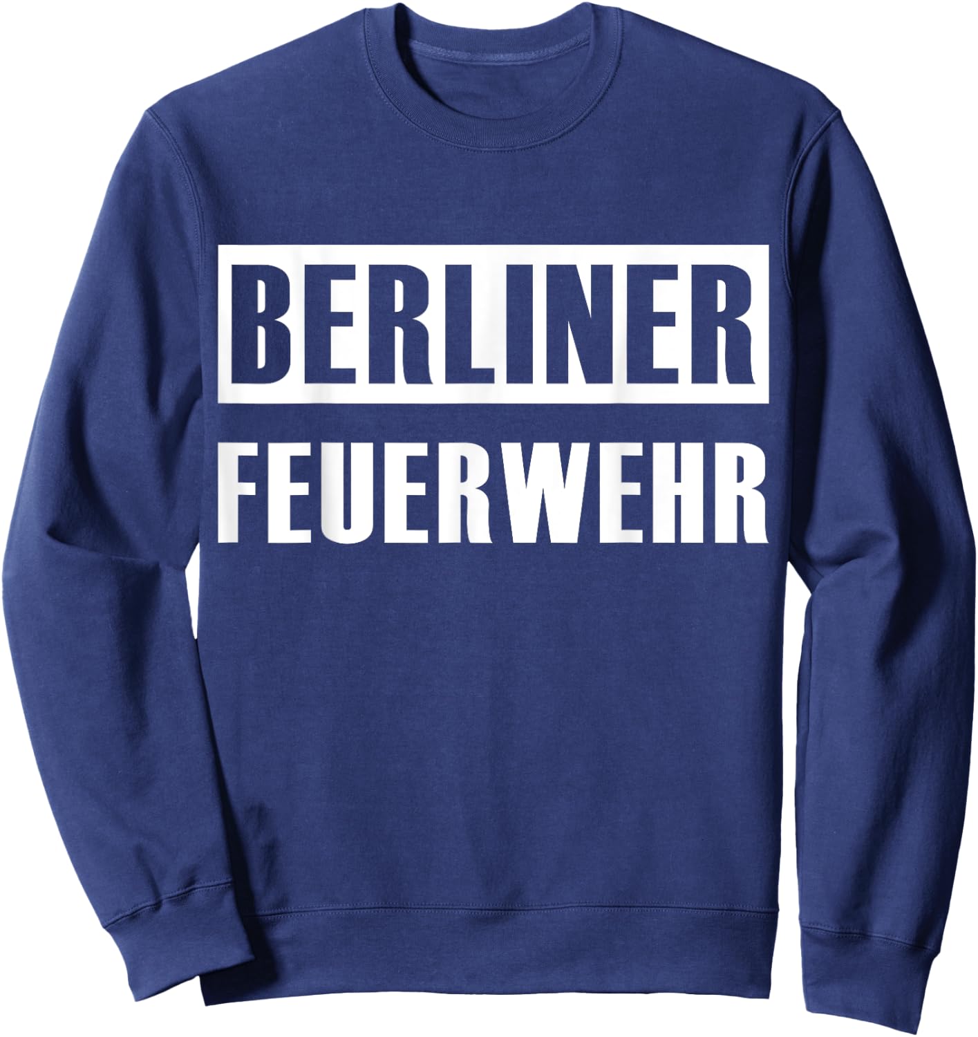 Berlin Fire Brigade Uniform Fireman Sweatshirt - Sweatshirt | Navy