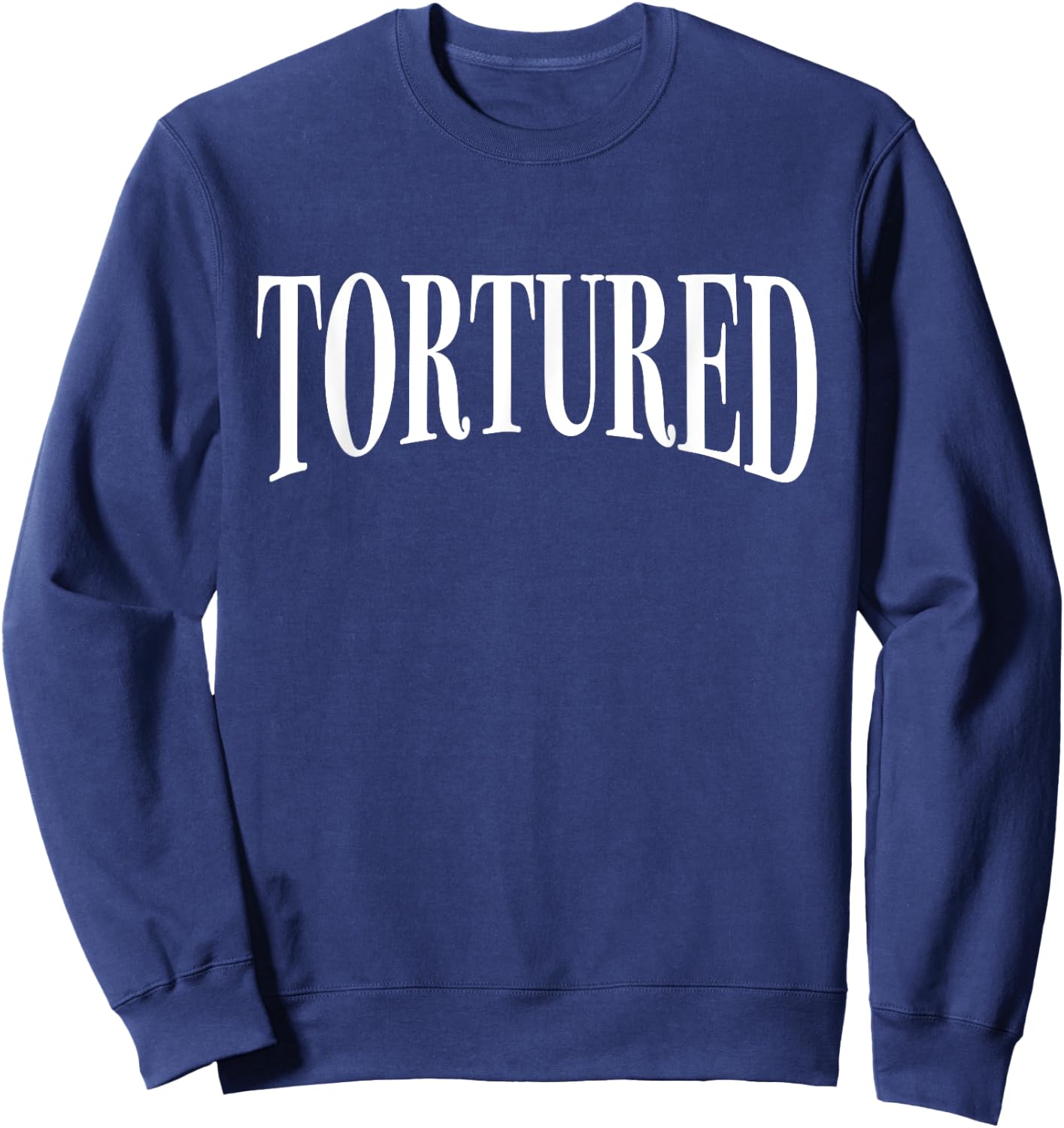 Tortured Shirt, Gothic Emo Tortured Sweatshirt - Sweatshirt | Navy