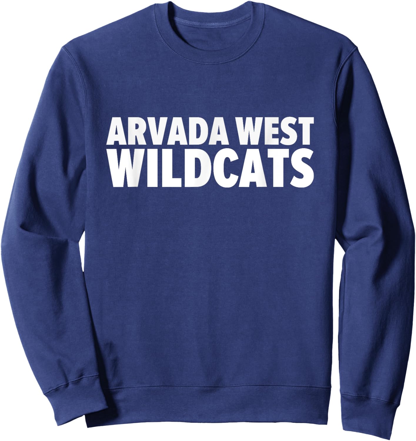Arvada West Wildcats Bold Sweatshirt - Sweatshirt | Navy
