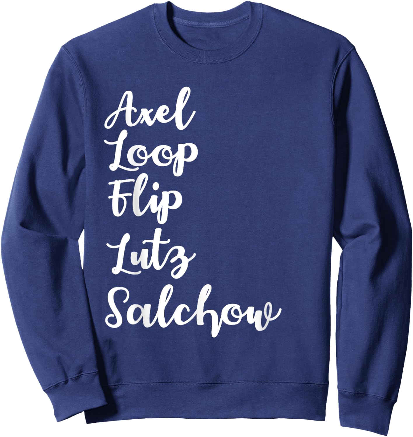 Ice Skating Skater Figure Skating Sport Sweatshirt - Sweatshirt | Navy