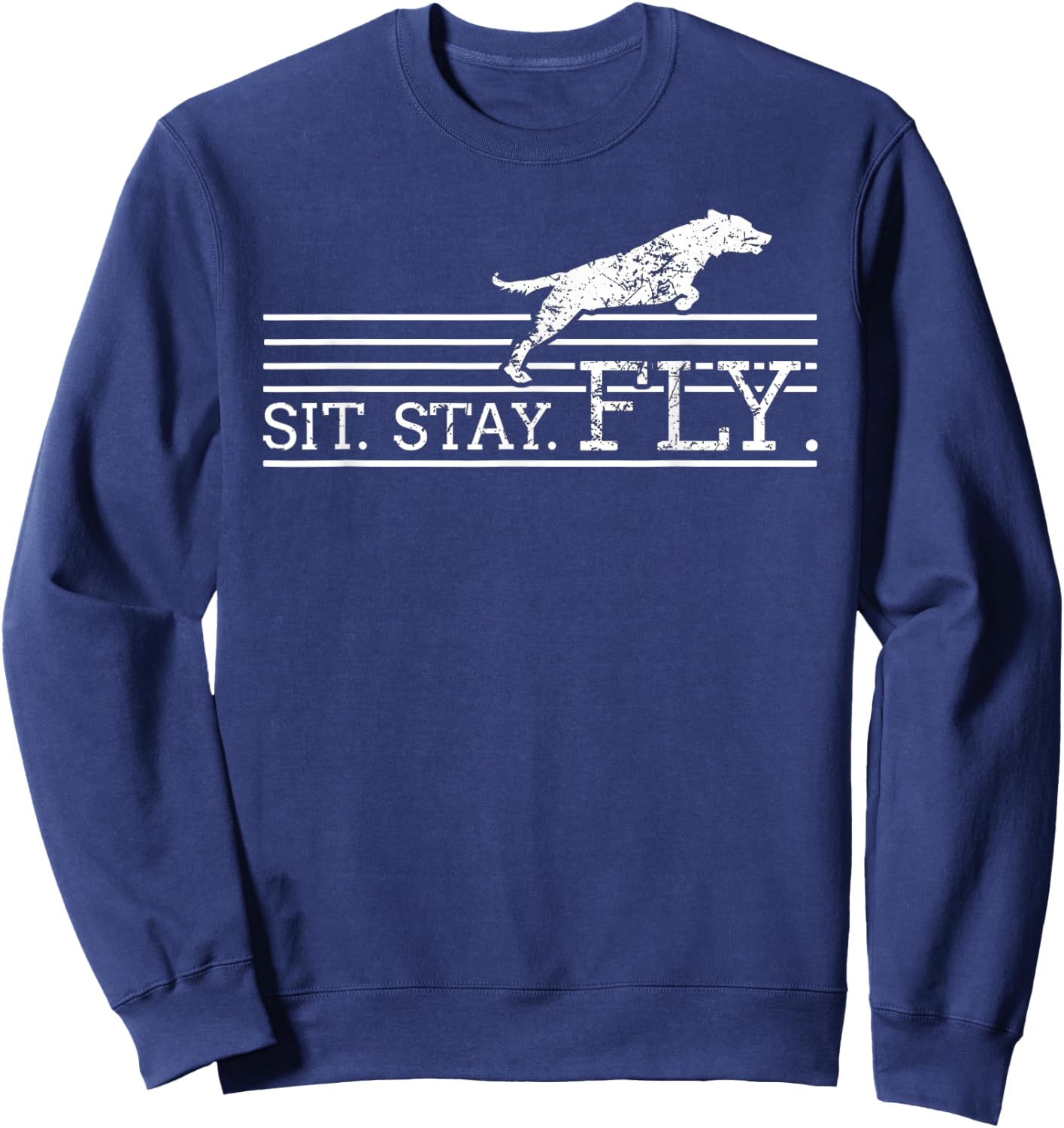 Labrador Retriever Sit Dock Diving Dog Breeder Pet Gift Men Women Sweatshirt - Sweatshirt | Navy