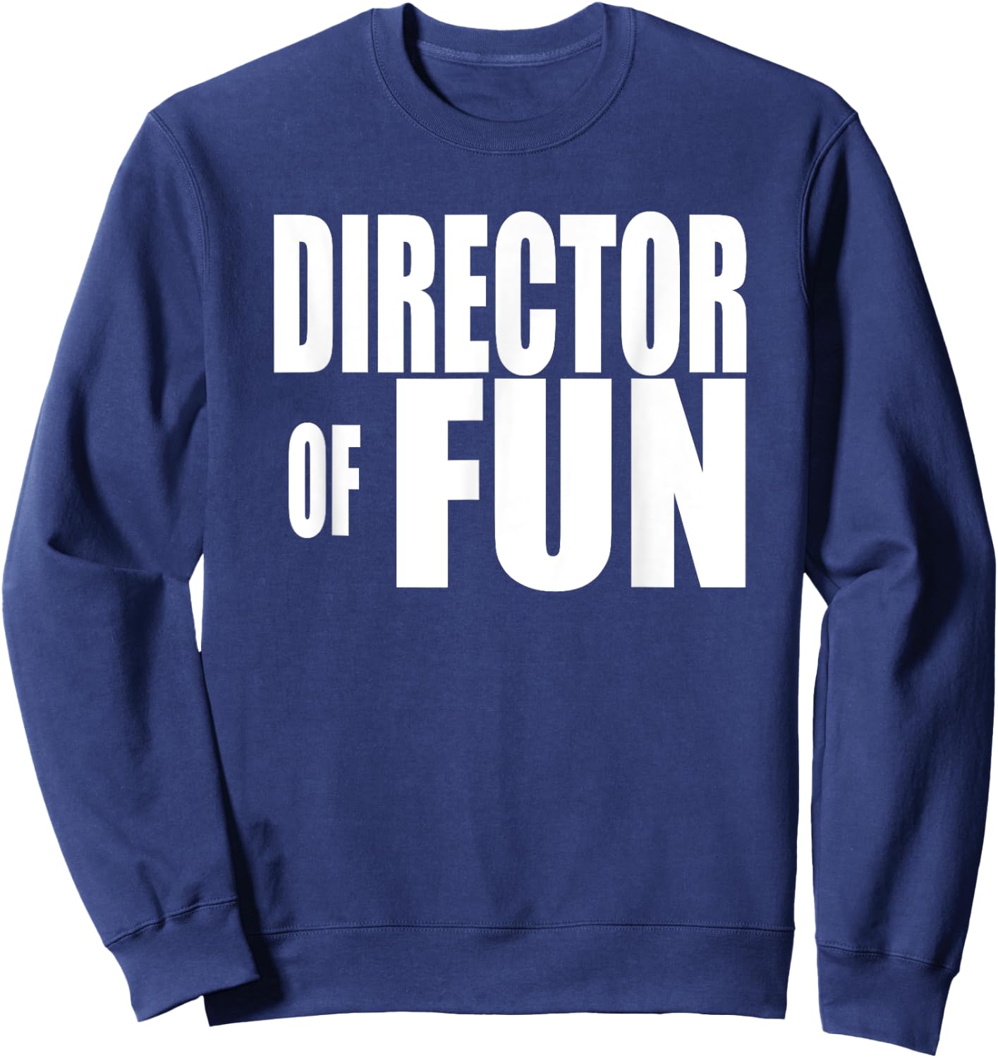 DIRECTOR OF FUN Party Wedding Planner Event Coordinator Sweatshirt - Sweatshirt | Navy