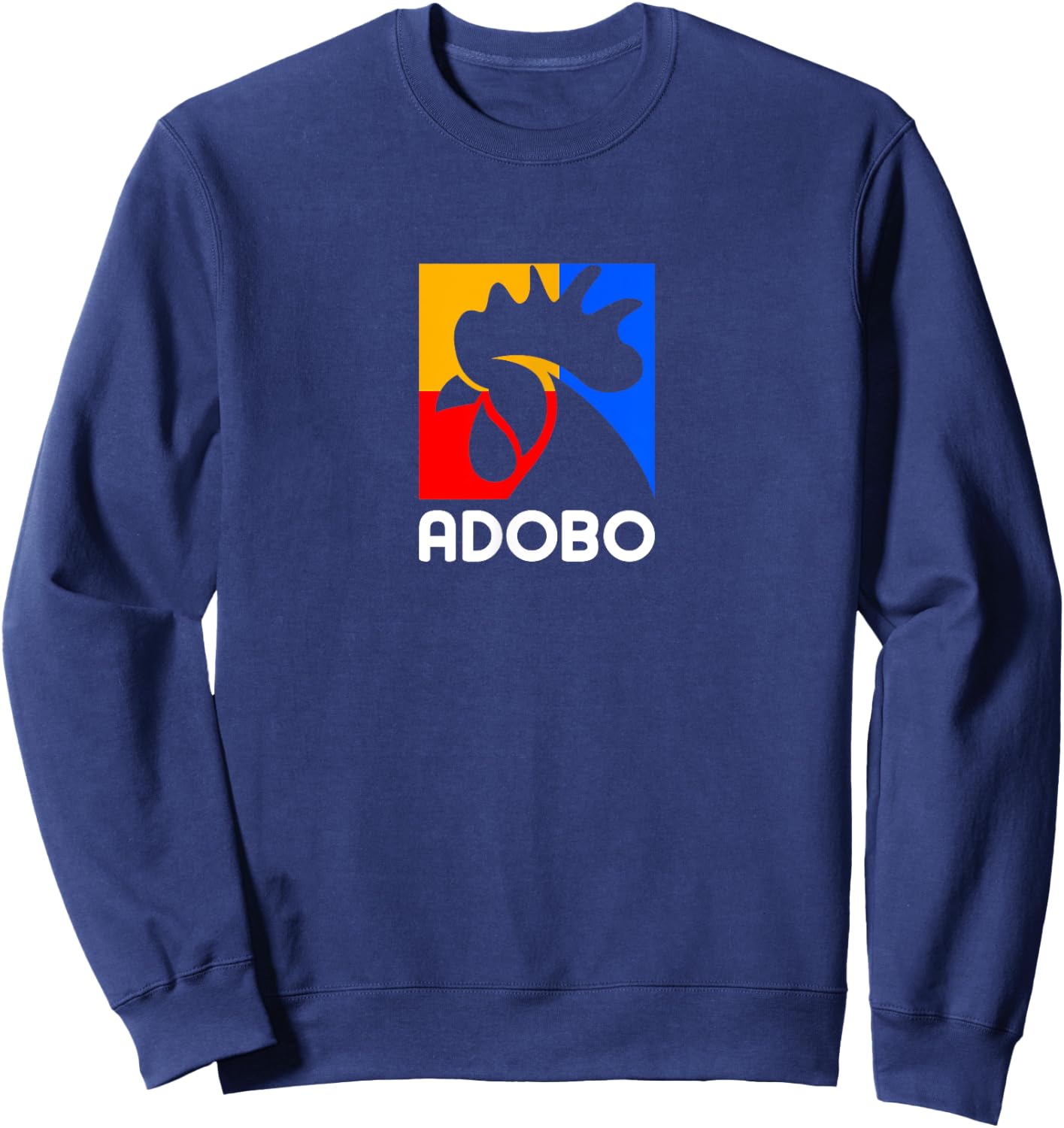 Adobo Design for Proud Pinoys Sweatshirt - Sweatshirt | Navy